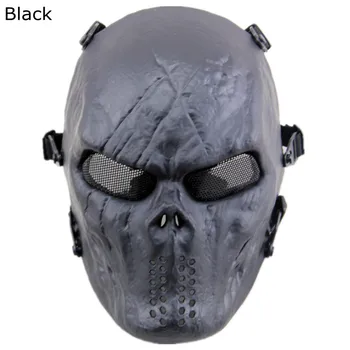 Halloween Phantom Ghost Lebky Masky Kostra Maškaráda Cosplay Kostýmy Vonkajšie Wargame CS Vojenské Taktické Armády Dve Masky