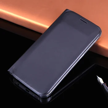 Luxusné puzdro pre Samsung Galaxy A7 A8 2018 S7 Okraji S8 9 10 E Plus Prípade Peňaženky Flip Book Štýl Taška Prípadoch Vintage Kožené puzdro