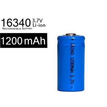 20* 16340 3,7 v Batéria Nabíjateľná Lítium Iónové Batérie 1200mah Pre Elektronické Hračky E-Book Baterka LED Svetlomet Pôvodné Predaj