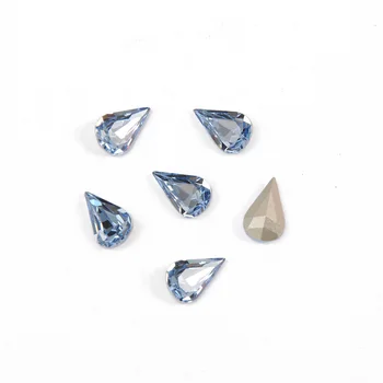YANRUO 4300 Hruškovitého Tvaru Fantázie Drahokamu Pplk. Sapphire Crystal Diamond Najlepšiu Kvalitu Kryštály Kamienkami Pre 3D Nail Art Drahokamy
