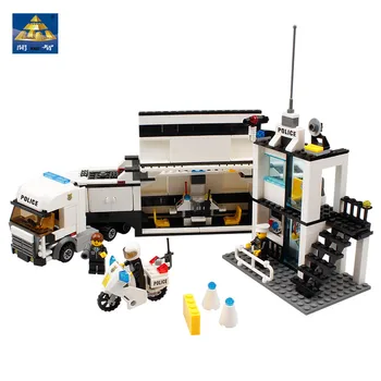 6727 511pcs SWAT/Polícia Konštruktér Modelu Auta Bloky Kompatibilné LEGO Hračky pre Chlapcov, Dievčatá, Deti Modelovanie