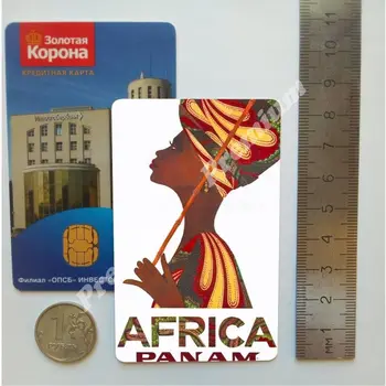 Afrika suvenír magnet vintage turistické plagát