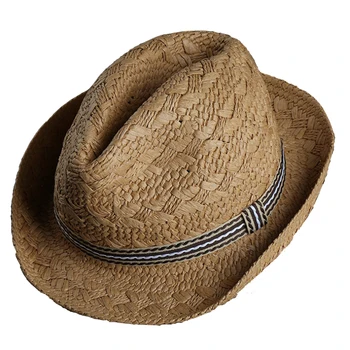 2020 Ručný papier slamený klobúk dámske letné slnko klobúk luk široký trávy žien Pláž, Vonkajší holiday beach sun hat skladanie