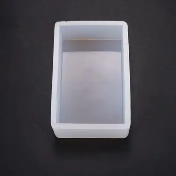 DIY Crystal Epoxidové Lepidlo Formy Obdĺžnikový Box Remesiel Ploche Dekorácie Silikónové Formy 203B