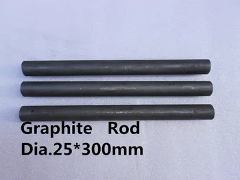 Dia.25*300mm Uhlíkový grafit rod /spectroscopically čistý graphitized uhlíka stick/ DOPRAVA ZADARMO 2ks