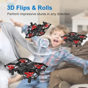 Rc drone č fotoaparát Indukčné mini hučí štyri osi lietadla UFO, diaľkové ovládanie Vrtuľníku rc hračky pre deti rc Quadcopter hračka