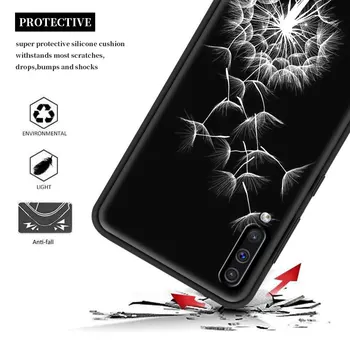 Black Roztomilý Matný Obal Pre Samsung Galaxy A50 A70 A10 A30 A20e A40 A20s A10s A10e Čierne Mäkké Silikónové Telefón Casos Zahŕňa