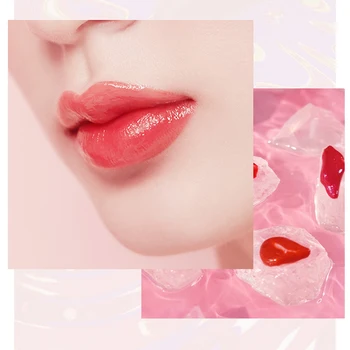 4 Štýly Vrecku Lip Glaze Matný Nepremokavé Roztomilý Dievča Jelly Lesk na Pery dlhotrvajúce Hydratačné Tekuté Rúž, make-up TSLM1