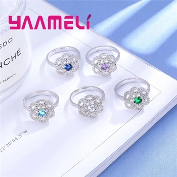 Nový Dizajn Prst Krúžky Jasné, Šumivé Crystal Pre Ženy Crystal Stredný Krúžok Módne Šperky, Zásnubné Večierok
