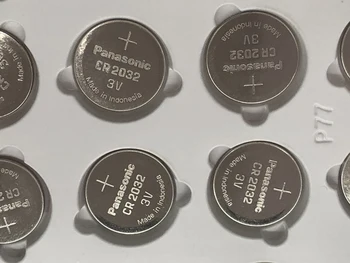 200pcs/veľa Nových Originál Batéria Pre Panasonic CR2032, 3V Tlačidlo Bunky Mince Batérie Pre Hodinky Počítač CR 2032