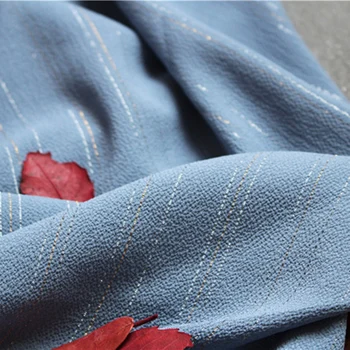 50x150cm Bublina textúra, Modré Šifón Textílie, Čipky a Tylu DIY Patchwork Košeľu Fáze Bábika dekor High-end Dizajnér Textílie