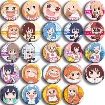 Japonsko, Anime Himouto! Umaru-chan Cosplay Odznak Cartoon Zbierky Tašky, Odznaky Pre Batohy Tlačidlo Oblečenie Brošňa darov Kolíkmi