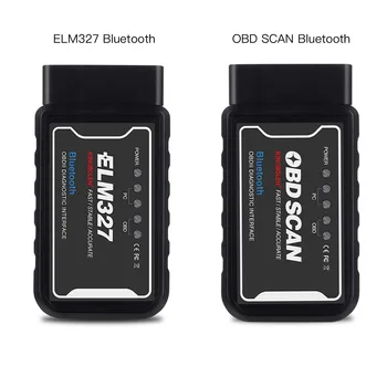 Bluetooth Automobilový Detektor Diagnostické ELM327 Auto Tester Reader ABS Pre Android Vozidla Skener Kód