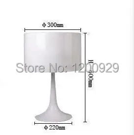 Malý Pán, stolná Lampa 500mm*300mm Black/White Moderné Tienidlo Obývacia Izba, Spálňa Decor TLL-20