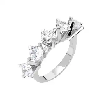 Hviezdne Svetlo Diamant Montür Eleganciu 925 Sterling Silver Lady Dibs Krúžok