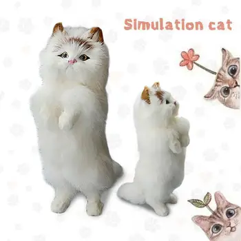 1pc Mini Realisticky tvary vynikajúce detaily vyhotovením Figúrky Model Záhrada Mačka Pult Darček Zvierat Dieťa Dekorácie Simulat Y0Q4