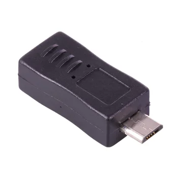 100ks male Micro USB konektor Micro USB 5pin female jack konektor pomocou ako počítač adaptér elektrických častí