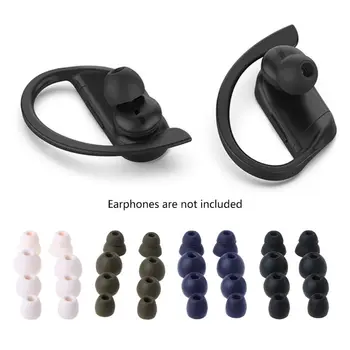 4 Páry Silikónové Štuple Ucho Tipy In-Ear Slúchadlá Mäkký Kryt pre Powerbeats Pro Bezdrôtové Bluetooth Slúchadlá Príslušenstvo