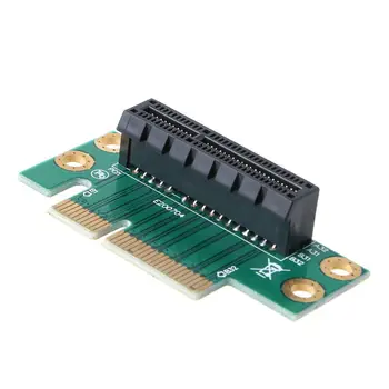 PCI Express PCI-E4X Adaptér Stúpačky Karty 90Degree Stúpačky Converter pre 1U/2U Server