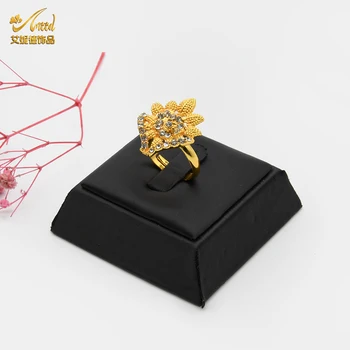 ANID 5 Afriky 24k gold farby pre ženy, Dubaj svadobné svadobné manželka darčeky gem náhrdelník náramok, náušnice, prsteň šperk set