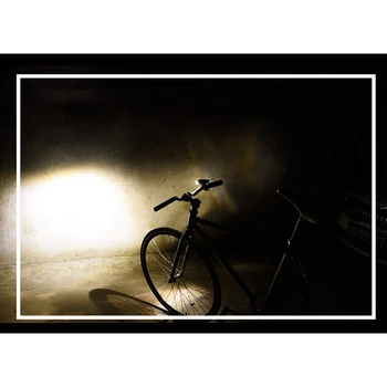 Smart Indukčné Vibrácií Bicyklov Svetla Usb Nabíjanie Vonkajšie Horský Bicykel Svetlo Predné Svetlo s 1XTail Svetlo