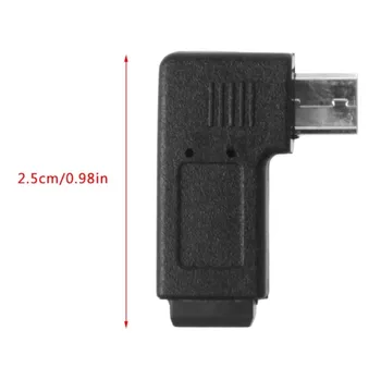 Micro USB Samec Konektor na Mini USB Žena Converter nabíjanie Telefónu Prenos Dát Adaptér Konektor Pre MP3 Samsung Android D