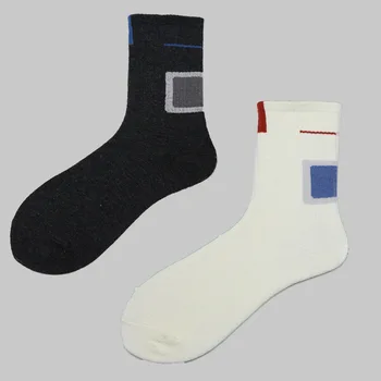 Móda Tepelnej Športové Ponožky pre Vonkajšie Cyklistické Basketbal, Beh Zimná Turistika Kôš Tenis Non-slip Športové Bavlnené Ponožky