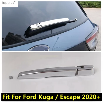 Lapetus Lesklé Štýl Exteriéru Auta Pre Ford Escape / Kuga 2020 2021 Zadné Sklo Čelné Okno Dážď Stierač Kryt ABS Chrome