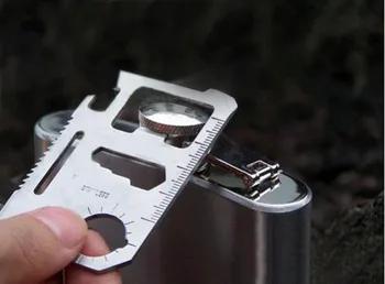 Multifunkčné prenosné nehrdzavejúcej ocele nástroj nôž univerzálny karty na 7588