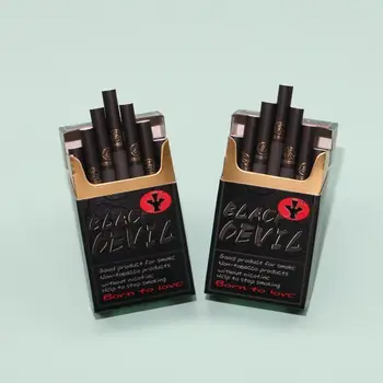 Quitte Dymu Artefakt Black Devil Čokoládová Chuť Cigarety Vyrobené z Čínsky Čaj Cigariet Non-tabakové Výrobky Bez Nikotínu