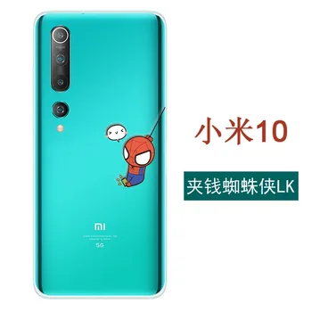 Disney je vhodný pre Xiao 10 ultra 9 8 mobilný telefón prípade Redmi K30k20 Poznámka 7 Pro Mládež Edition 6x Spiderman telefón prípadoch