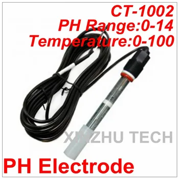 Priemysel nástroj vysokú presnosť pH elektródy priemyselných odpadových pH elektróda pH kompozitných elektród CT-1002 pH 0 - 14
