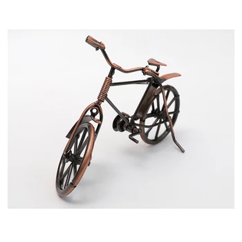 Vintage Kovových Bicyklov Ozdoby Ploche Remesiel Železiarne Bicykli Figúrky, Bicykel Miniatúrne Domáce Dekorácie Pre Deti Hračky, Darčeky