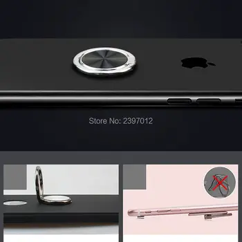 SZAICHGSI CD Točiť o 360 Stupňov Prst Prsteň Mobile Kovové Telefón Držiak Magnetický Držiak Stojan pre iPhone X 8 7 6 5 Samsung S8