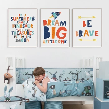 Inšpiratívne múr umenia pre deti škôlky vytlačí Kreslenie v materskej Umenie Nordic Vytlačí detská Izba Domáce Dekorácie na Stenu Obrázok, nástenná maľba