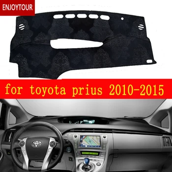 Pre Toyota prius obdobie 2010-Flanelové dashmats auto-styling príslušenstvo panel kryt dash pad 2011 2012 2013 RHD+LHD