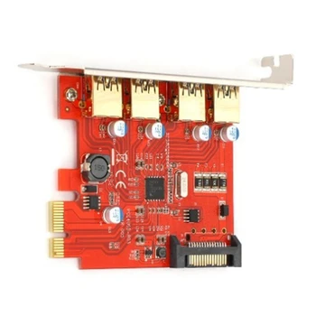 USB3.0 Rozširujúca Karta 4-Port Adaptéra Karty s Napájania SATA Port pre NEC Master Control D720201