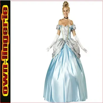 Princezná a kráľovná kostým, karneval, maškarný kostým pre elegantné dámy w1217