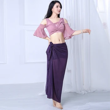2019 Brušného Tanca Kostým Žena Indického Brušného Tanca Hip Šatku Bollywood Dance Kostýmy Nastaviť Cigánskej Šaty BellyDance Závoj DQS1869