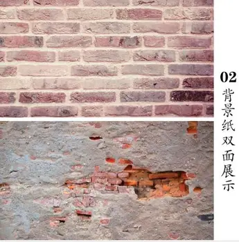 57*87 cm dvoch Strán Dreva, Mramoru Cementu Steny Ako pôvodné Fotografie Pozadie Pozadie kartón Prop Pre Potraviny
