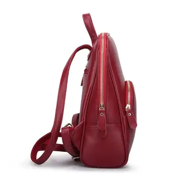 Taška opäť 021317 nové horúce dáma kožené batoh ženskej módy cestovná taška