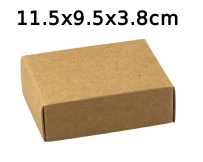 11.5x9.5x3.8 cm Zvlnené 350 G kraft papier boxy Nebo a zem kryt box,peňaženky darček cukríky potravín balenie box 100ks/veľa