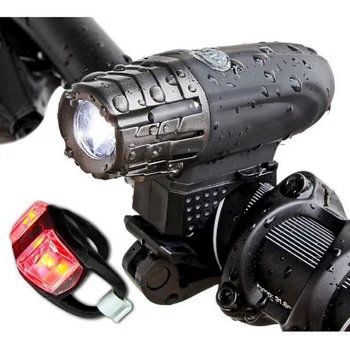 USB Nabíjateľné Požičovňa Lampa Nastaviť Silné Požičovňa Svetlomety &zadné svetlá, LED Predné Zadné zadné svetlá, Nepremokavé