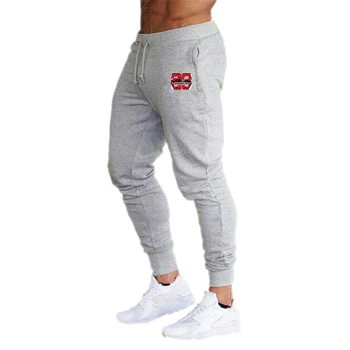 2021 vysoko kvalitné pánske bežné nohavice bavlna tesný pohodlné tlač nohavice heterosexuálnych mužov