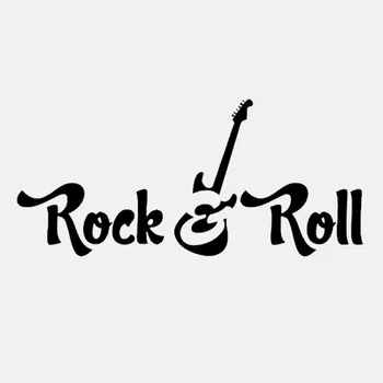 Zaujímavé Auto Nálepky a Rock N Roll Gitaru Hudobné Štúdio v Pohode Vinylové Nálepky Motocykel Umenie Vzor Príslušenstvo Pvc 13 cm X 6typ