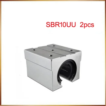NOVÉ SBR10UU 10 mm Lineárne Guľkové Ložisko Blok pre 10 mm hriadele CNC Router 2 ks/veľa