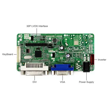 VGA DVI LCD Radič Rada pre G150XTN06.1 RT2281 15inch 1024x768 LCD Displej