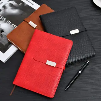 Retro Creative Móde Pracky Notebooky Pu Luxusné Agendy Kryt Kožené Notebook S Pevného Knihy Voľné Poznámkový Blok, Písacie Potreby