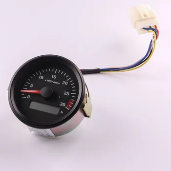 Diesel tachometer Generátor ukazovateľ otáčkomera Chronograf 12V/24V 3000r/min