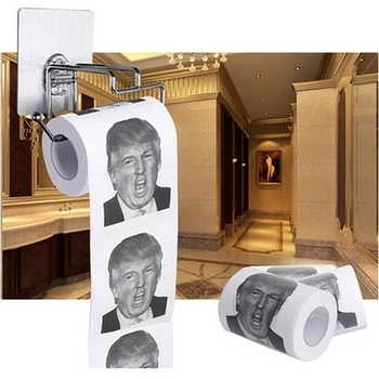 Prezident Donald Trump Humor Trump Toaletný Papier Rolka Novinka Sranda Vtip Darček Dump s Trump Visí Typ
